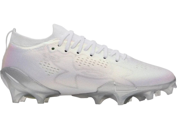 Under Armour Senior Blur Pro Football Cleats white/silver