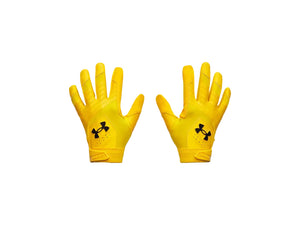 Under Armour Senior Clean Up Batting Gloves gold
