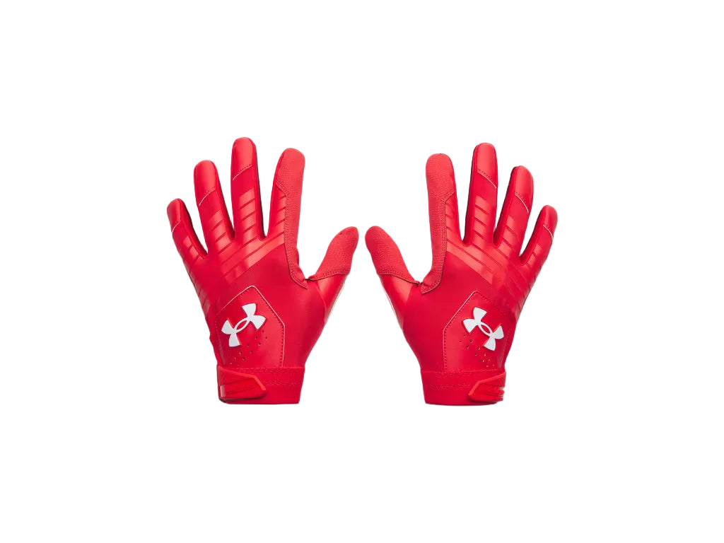 Under Armour Senior Clean Up Batting Gloves red