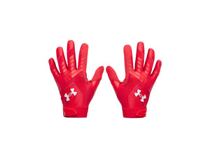 Under Armour Senior Clean Up Batting Gloves red
