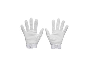 Under Armour Senior Clean Up Batting Gloves white