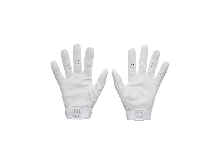 Under Armour Senior Clean Up Batting Gloves white