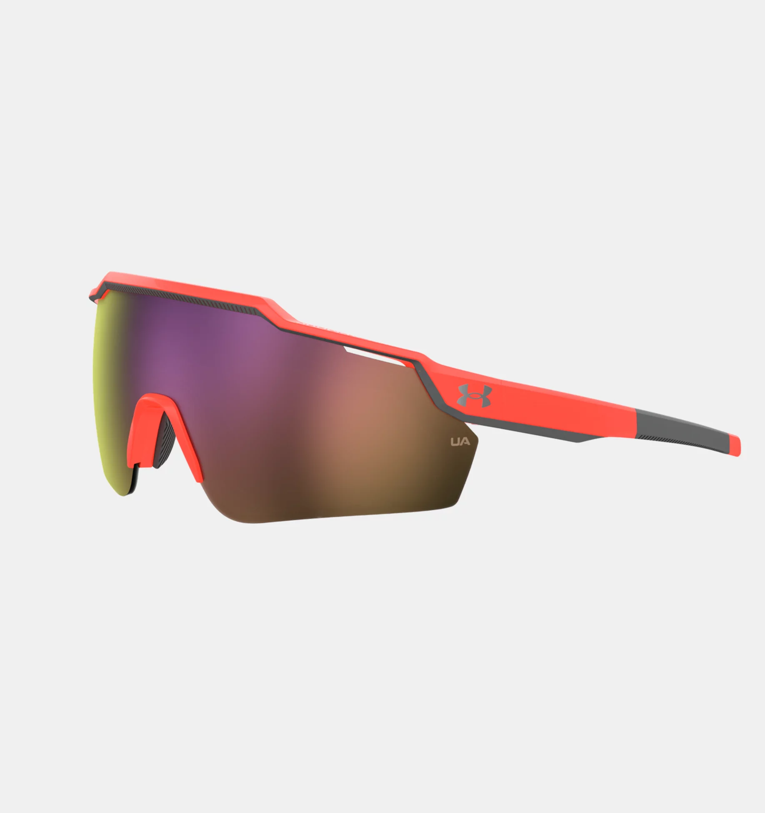 Under Armour Senior Level Up Sunglasses Grey Orange