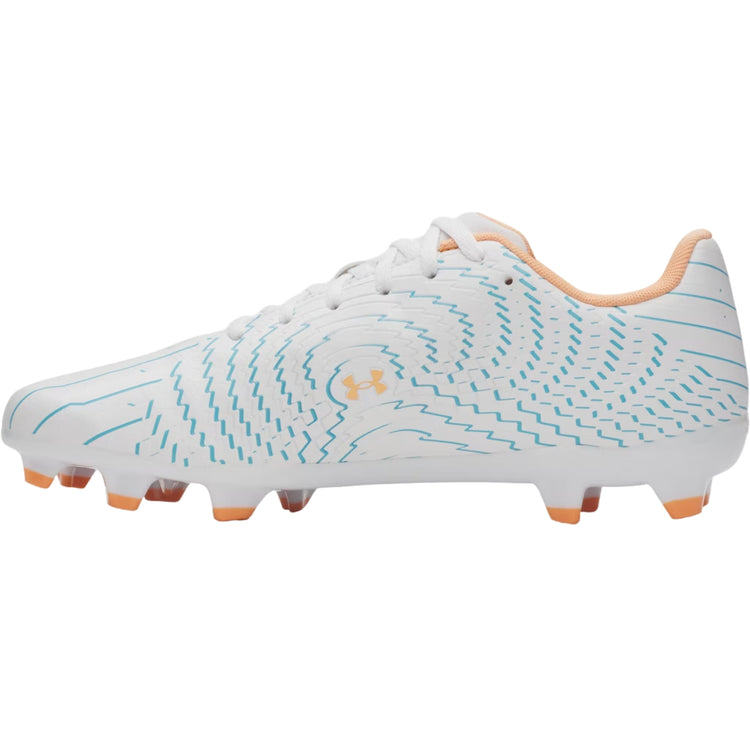 Under Armour Senior Shadow Select 4 FG Soccer Cleats white/blue