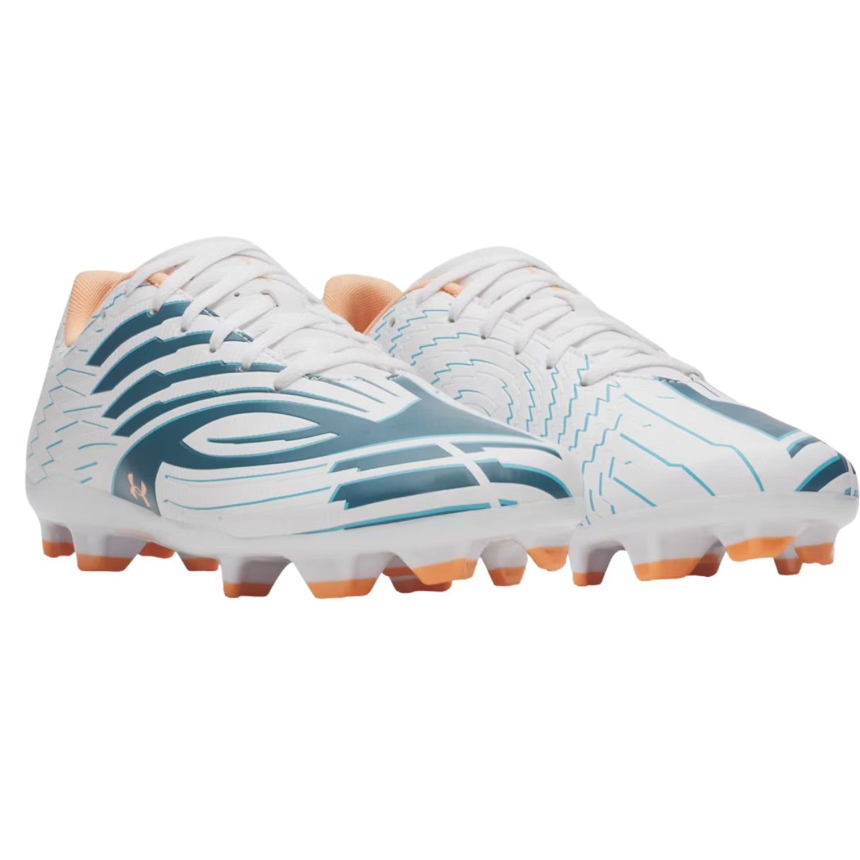 Under Armour Senior Shadow Select 4 FG Soccer Cleats white/blue