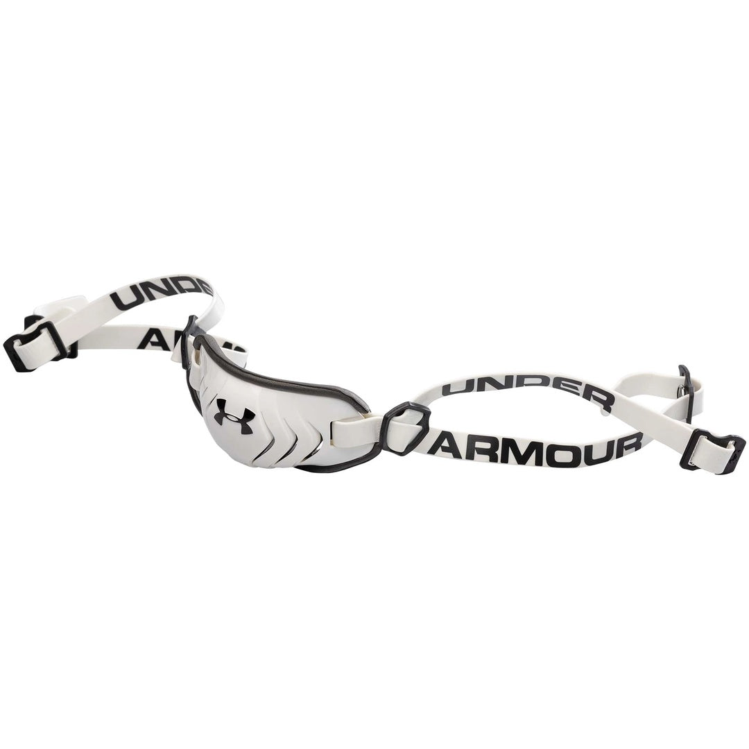 Under Armour Senior Spotlight Chin Strap white
