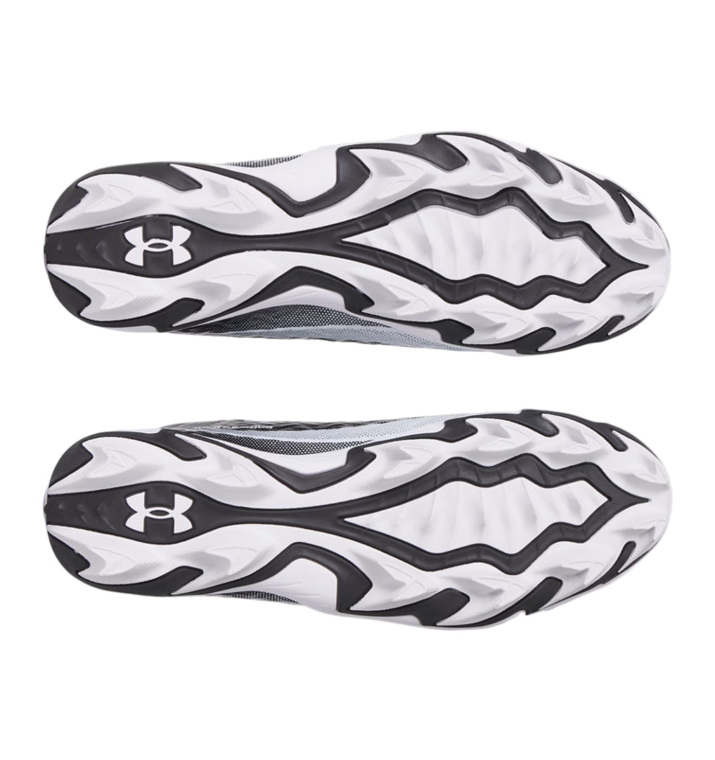 Under Armour Senior Spotlight Hammer Football Cleats black white