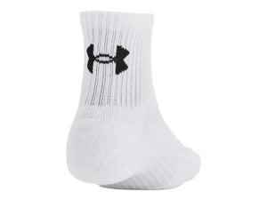 Under Armour Senior Training Cotton Quarter Socks 3-Pack