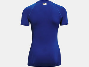 Under Armour Women's HeatGear Compression Short Sleeve Royal Blue