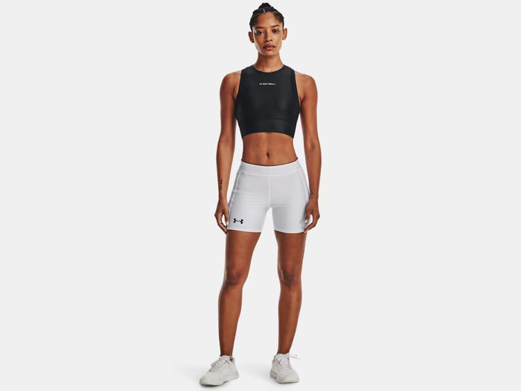 Under Armour Women's Utility Softball Slider Short white