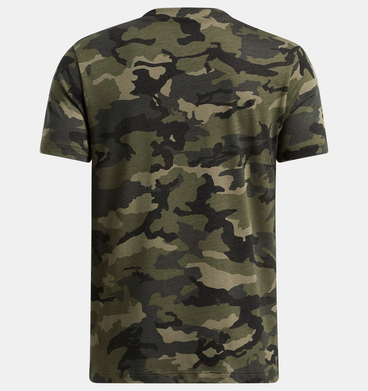 Under Armour Youth AOP Camo T-Shirt Green Orange