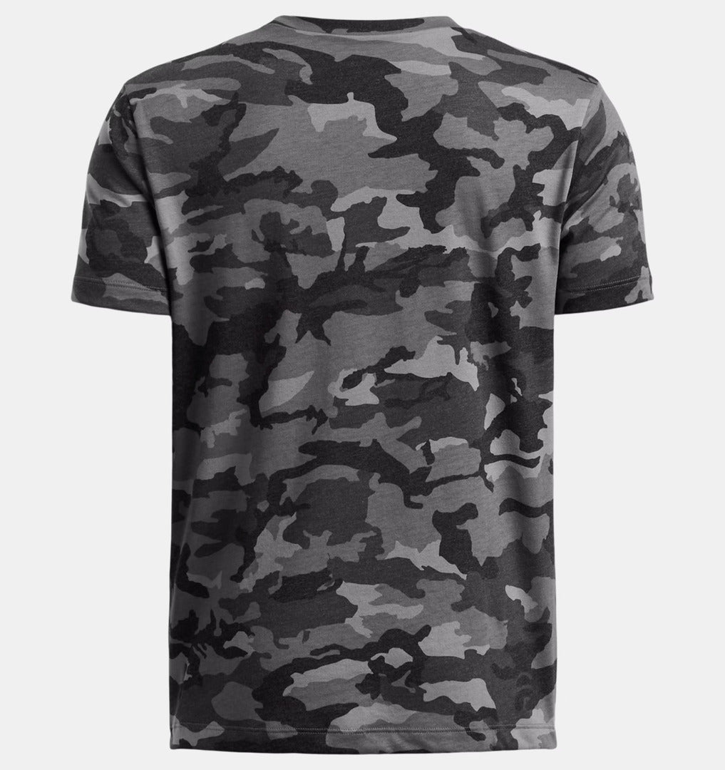 Under Armour Youth AOP Camo T-Shirt Titan Grey Yellow