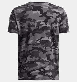 Under Armour Youth AOP Camo T-Shirt Titan Grey Yellow