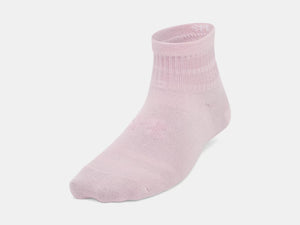 Under Armour Youth Essential Quarter Sock 6-Pack prime pink sonic yellow