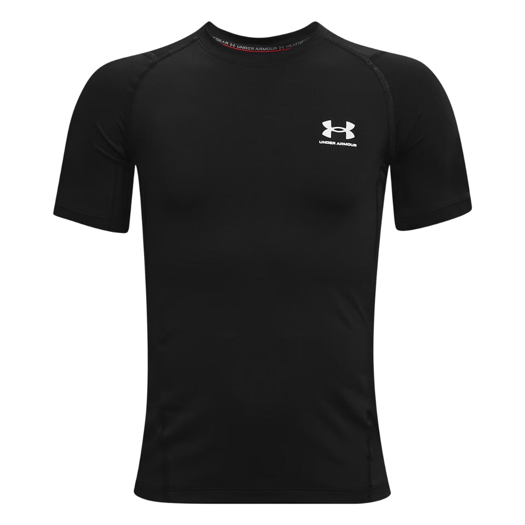 Under Armour Youth HeatGear Armour Short Sleeve Shirt black
