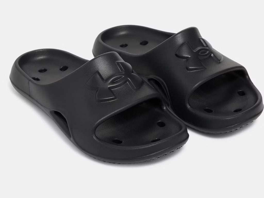 Under Armour Youth Locker V Slides Sandals Black