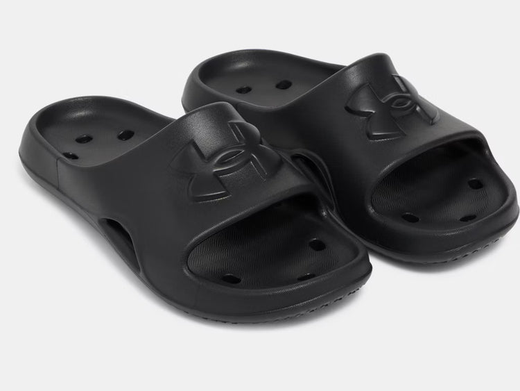 Under Armour Youth Locker V Slides Sandals Black