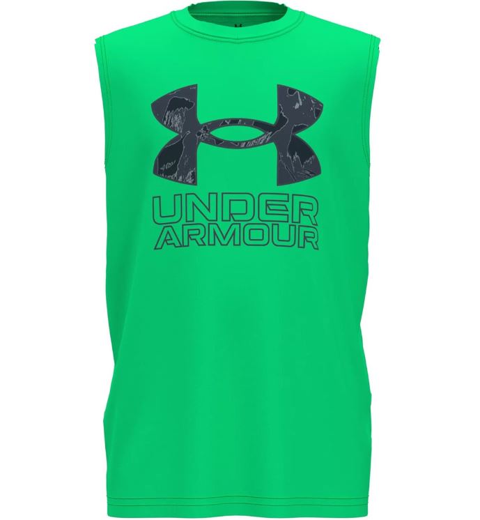 Under Armour Youth Tech Hybrid Tank Vapor Green