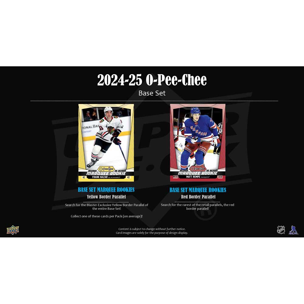 Upper Deck NHL O-Pee-Chee Hockey Cards 2024/25