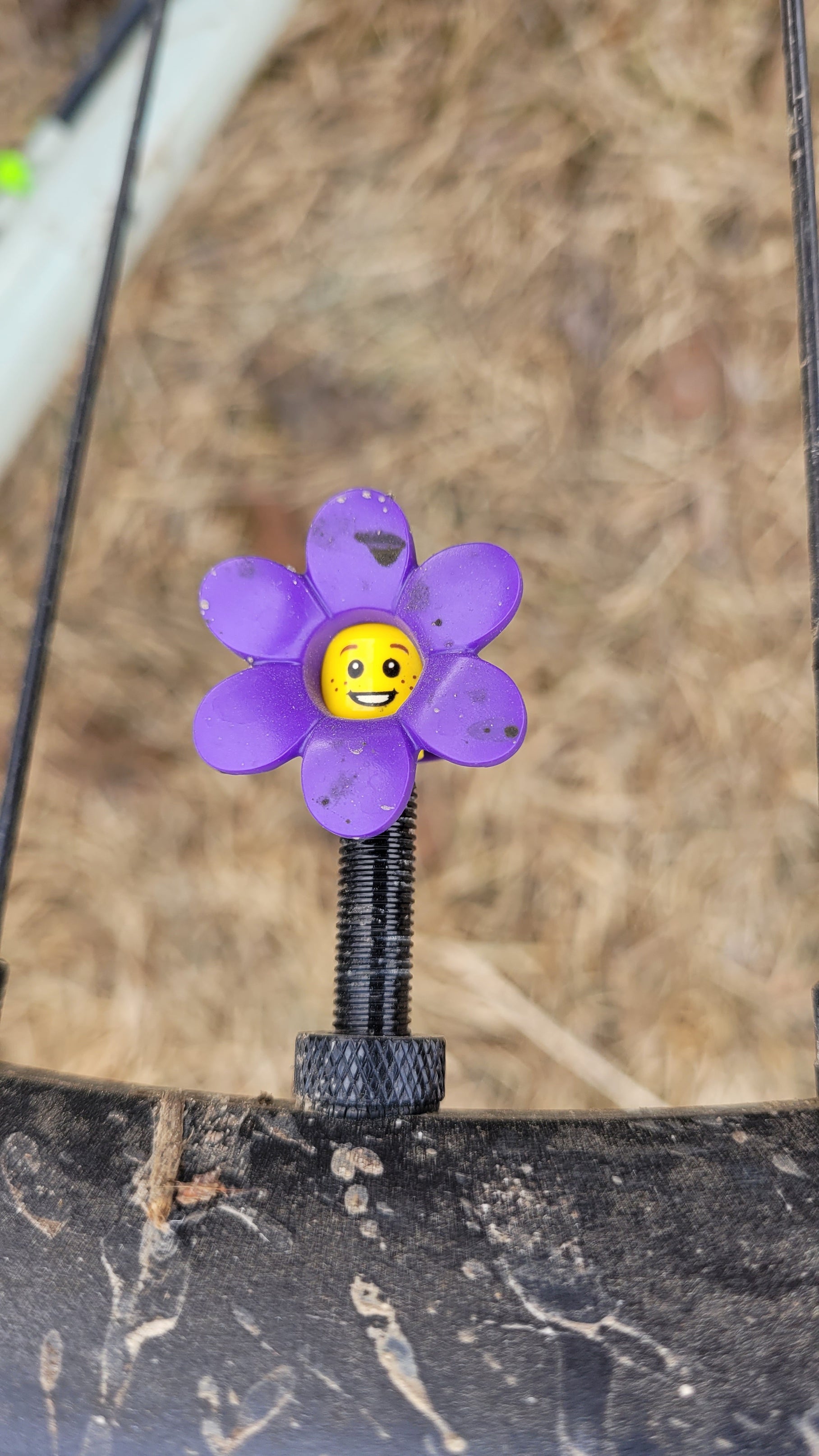 ValveHeadz Custom Valve Cap Guy Flower Power