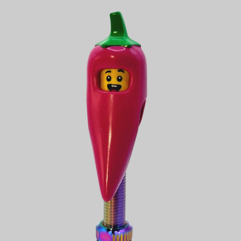 ValveHeadz Custom Valve Cap Pink Hot chili Pepper