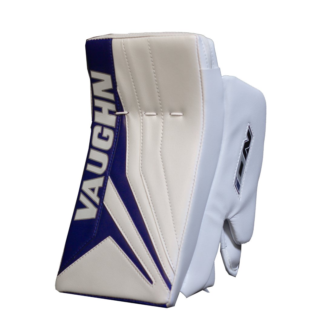 Vaughn Senior Ion Pro Select Hockey Goalie Blocker White/Royal