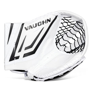 Vaughn Senior Velocity VX1 Pro Hockey Goalie Trapper catcher glove white black