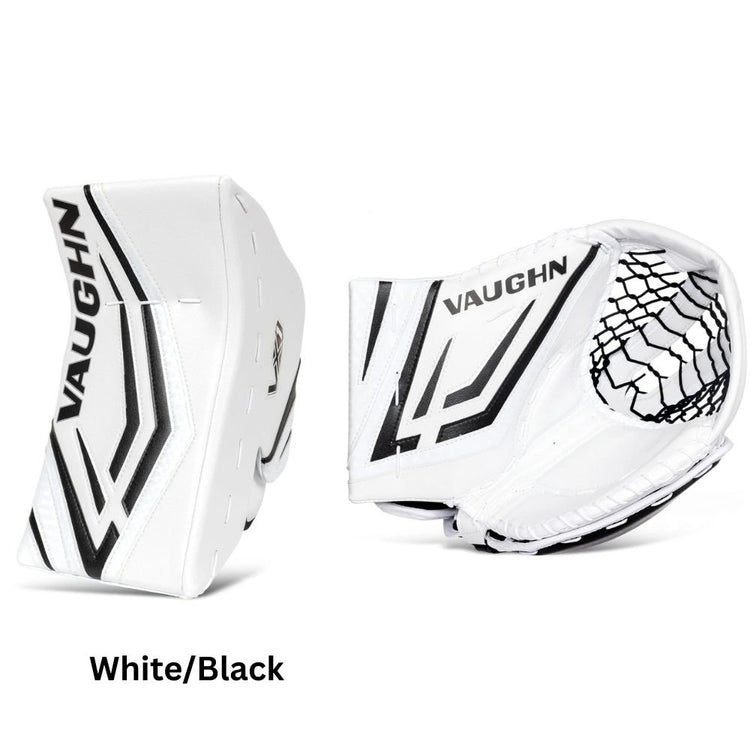 Vaughn Senior Velocity VX1 Pro Hockey Goalie Trapper+Blocker