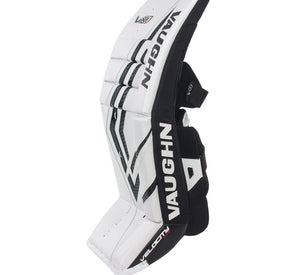 Vaughn Intermediate Velocity VX1 Hockey Goalie Pads white black
