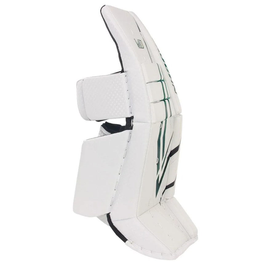 Vaughn Junior Velocity VX1 Hockey Goalie Pads white black