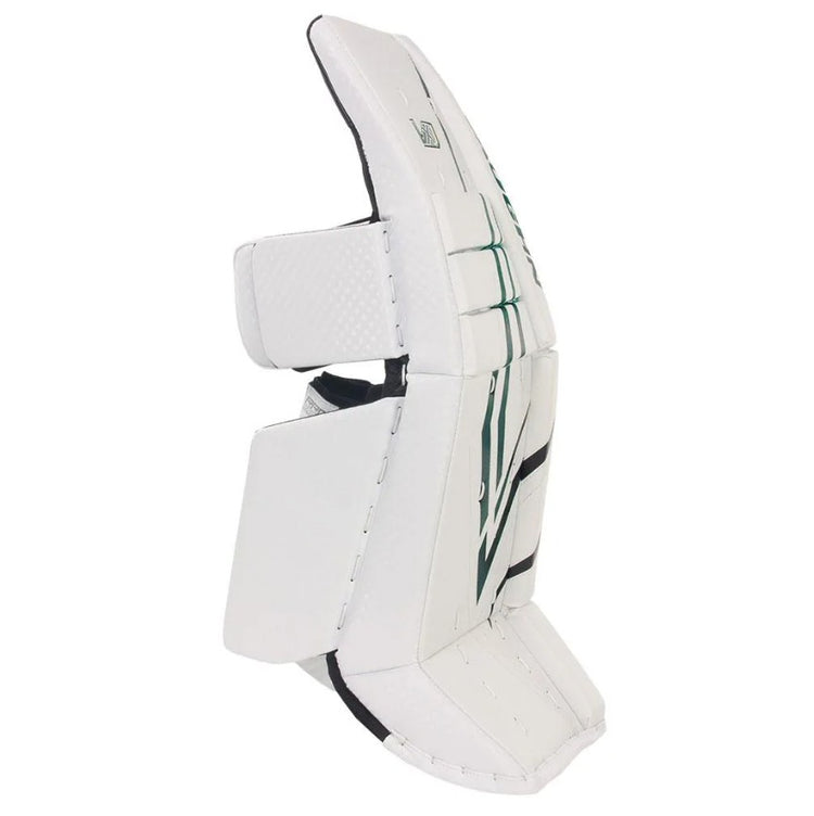 Vaughn Junior Velocity VX1 Hockey Goalie Pads white black