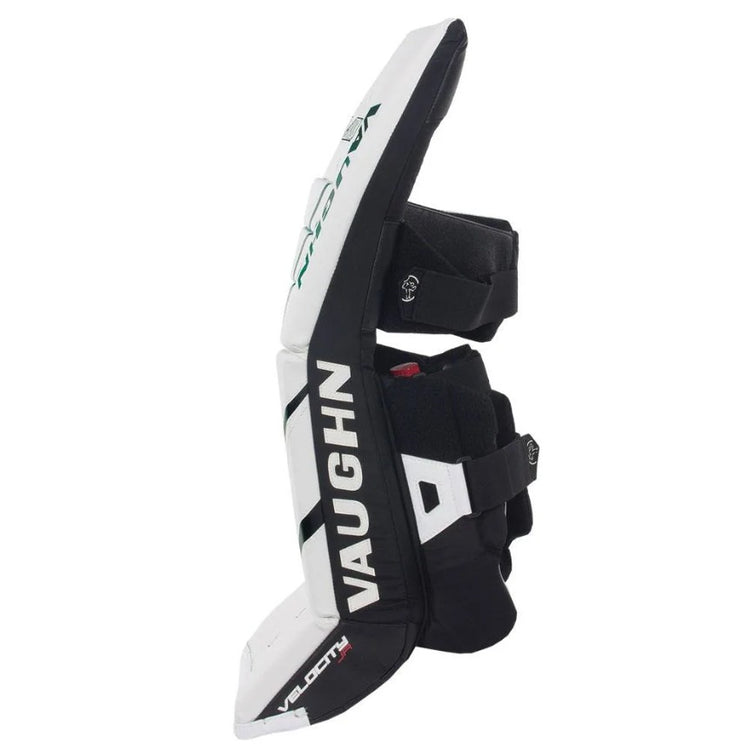 Vaughn Junior Velocity VX1 Hockey Goalie Pads white black