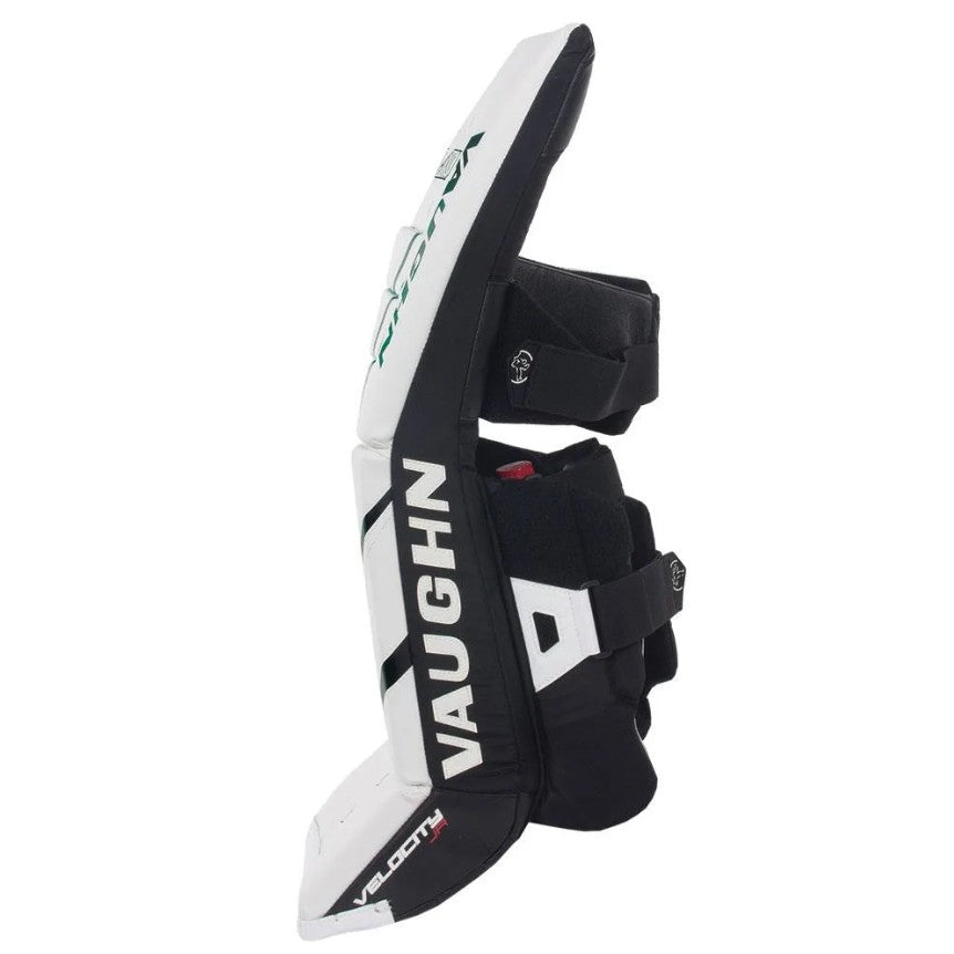 Vaughn Junior Velocity VX1 Hockey Goalie Pads white black