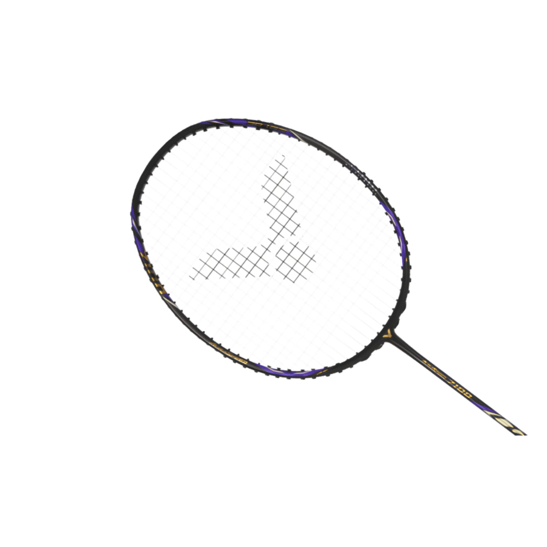 Victor ARS-7100 Strung Badminton Racquet blue