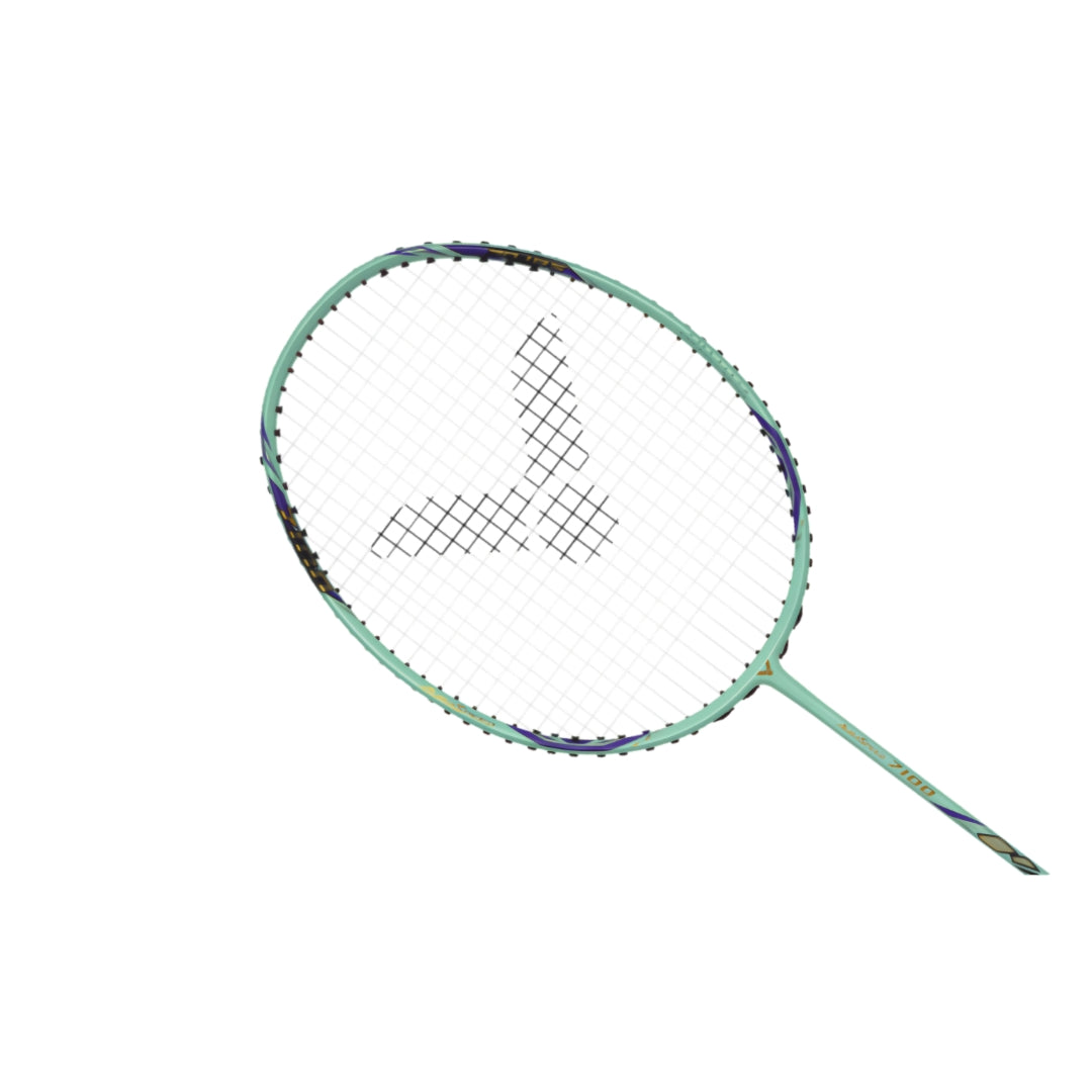 Victor ARS-7100 Strung Badminton Racquet pastel green