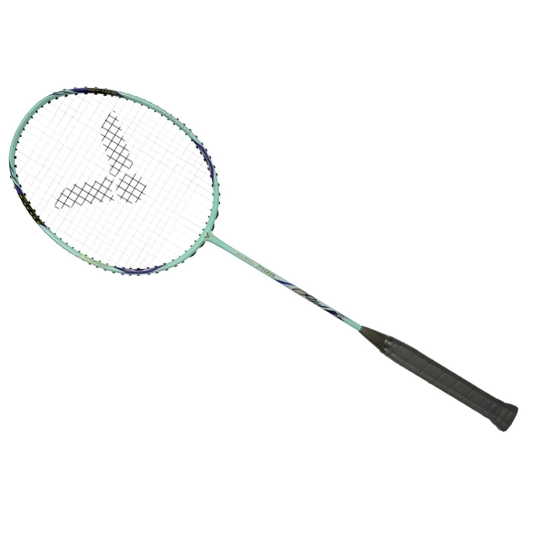 Victor ARS-7100 Strung Badminton Racquet pastel green