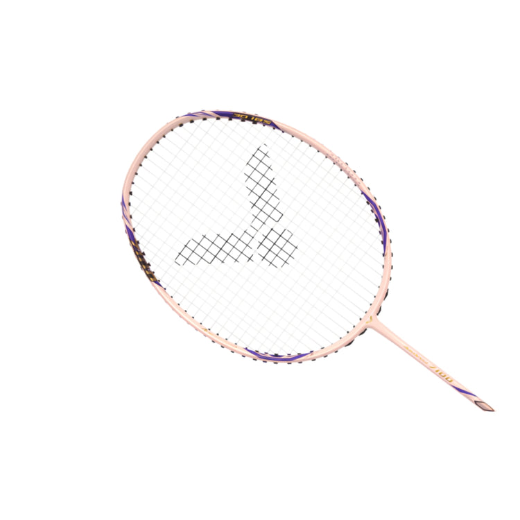 Victor ARS-7100 Strung Badminton Racquet pink