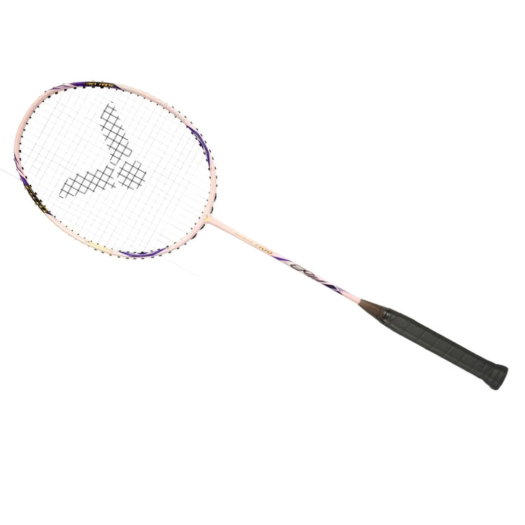 Victor ARS-7100 Strung Badminton Racquet pink
