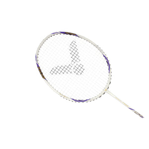Victor ARS-7100 Strung Badminton Racquet white