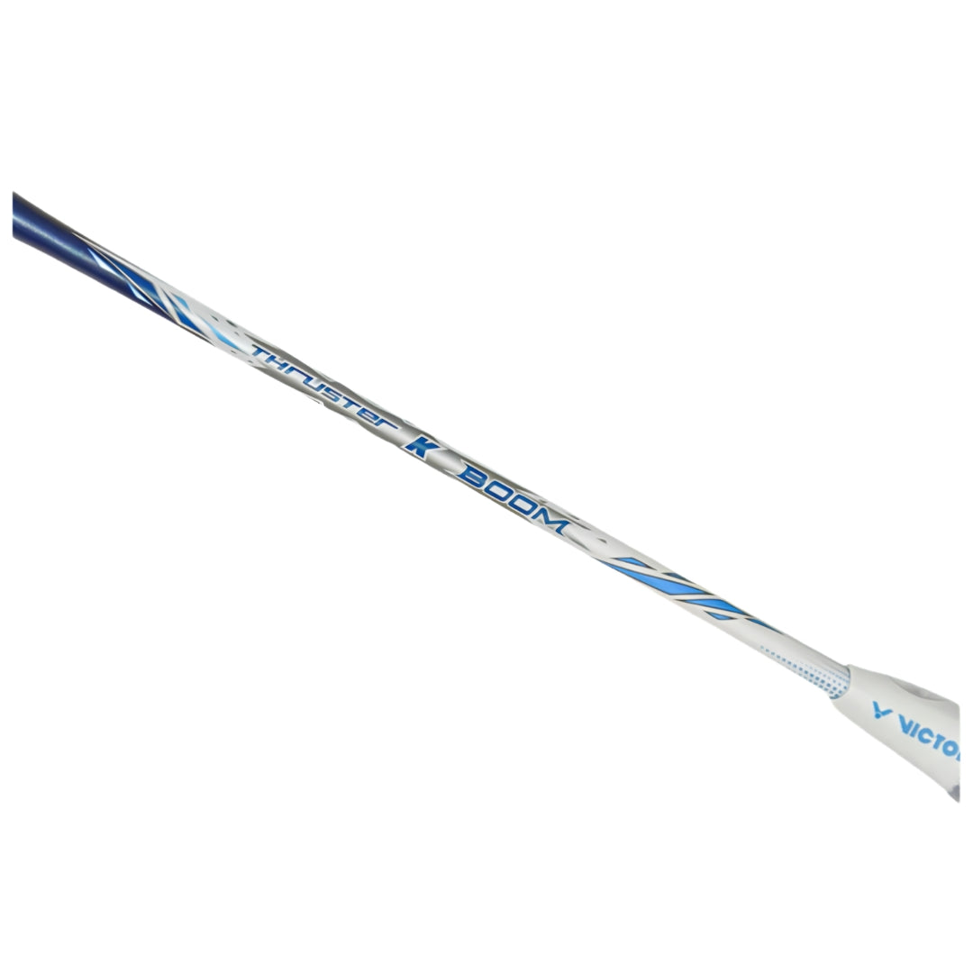 Victor TK-Boom Strung Badminton Racquet blue/grey
