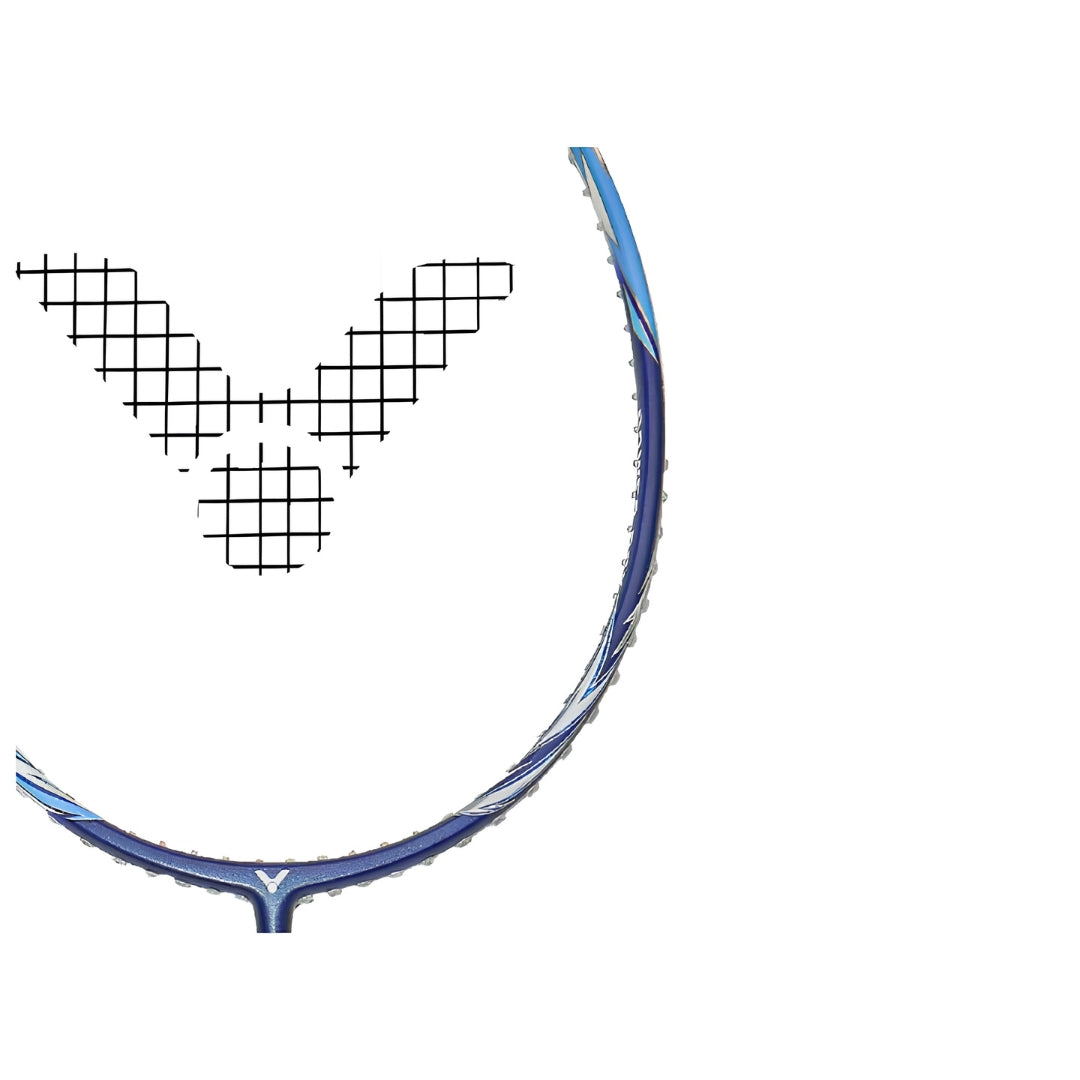 Victor TK-Boom Strung Badminton Racquet blue/grey
