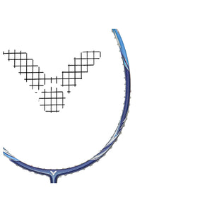 Victor TK-Boom Strung Badminton Racquet blue/grey