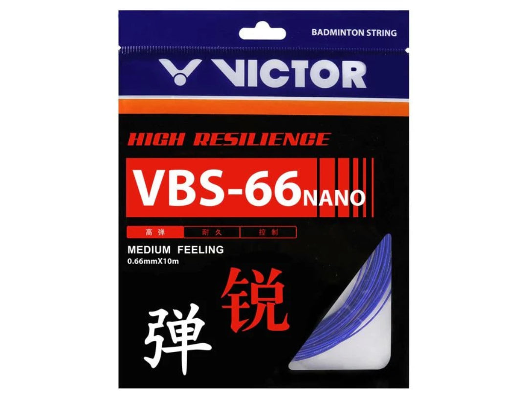 Victor VBS-66N High Resilience Badminton String Blue