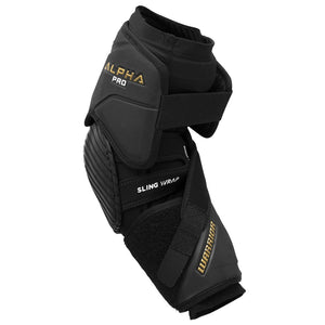 Warrior Junior Alpha Pro Hockey Player Elbow Pad black