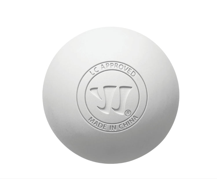 Warrior CLA Approved Lacrosse Ball white