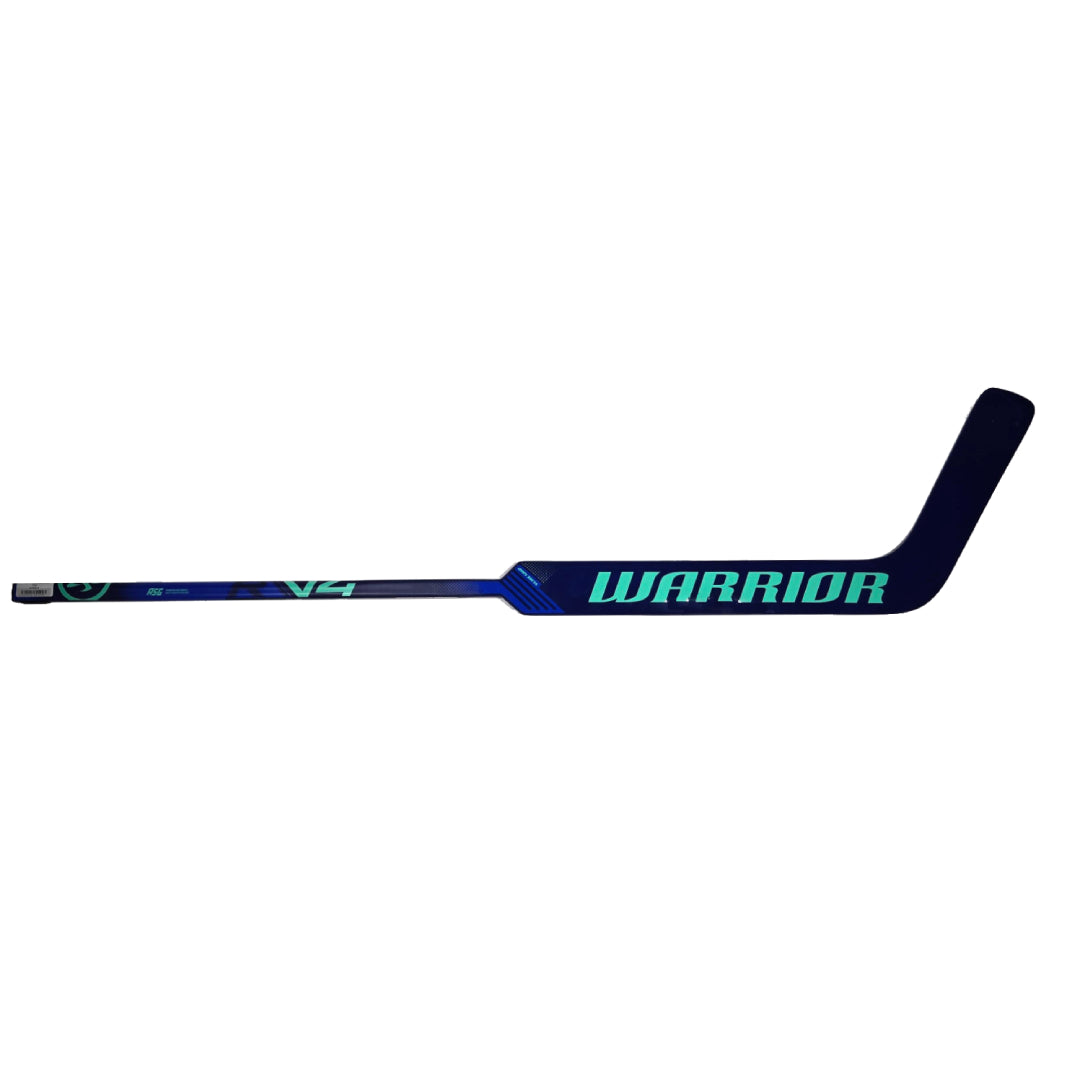 Warrior Intermediate V4 Navy/Green Hockey Goalie Stick