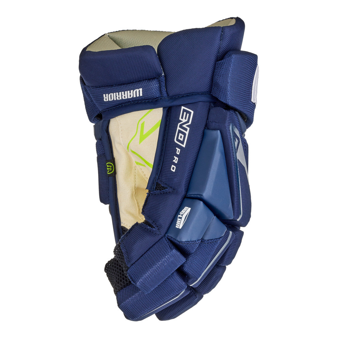 Warrior Junior Alpha Evo Pro Hockey Player Gloves navy blue