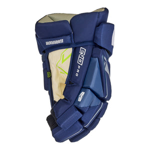 Warrior Junior Alpha Evo Pro Hockey Player Gloves navy blue