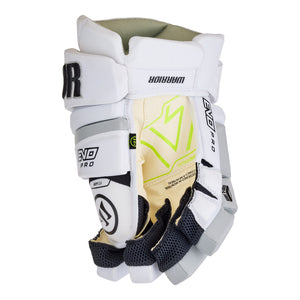 Warrior Junior Alpha Evo Pro Hockey Player Gloves white grey silver la kings 3rd jersey alternate