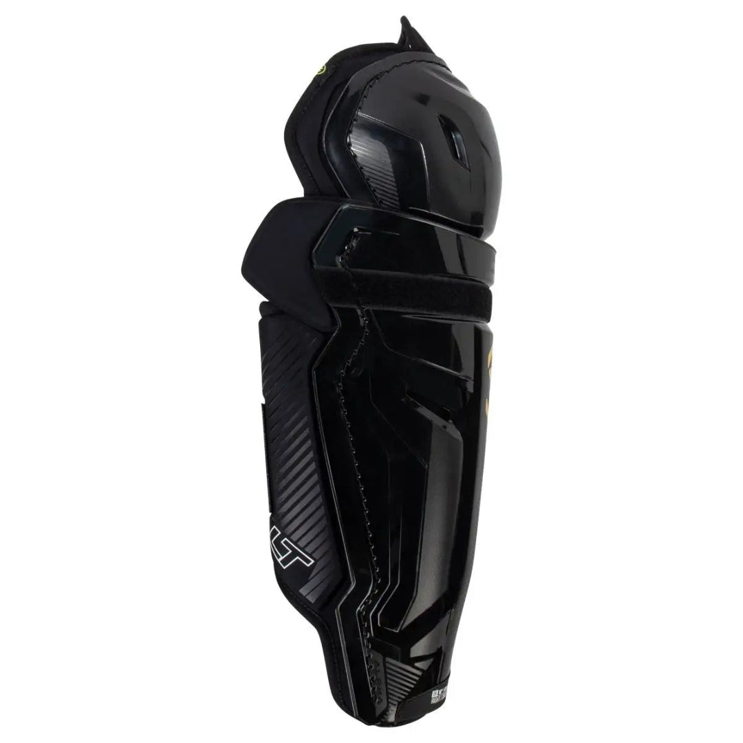 Warrior Junior Alpha LT Hockey Player Shin Guard black 